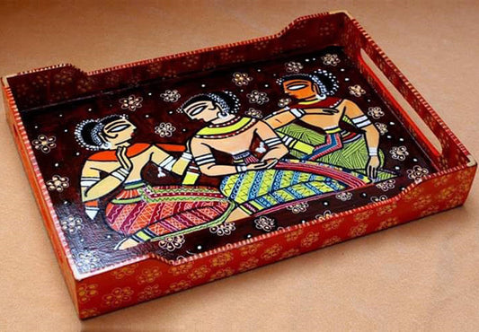 Hand-Crafted Rectangular Serving Tray