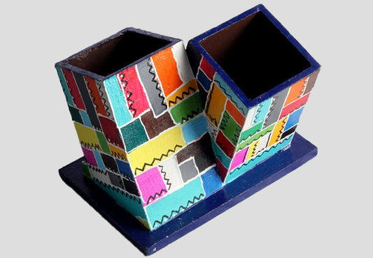 Beautifully Hand Designed and Vibrant Pen Holder